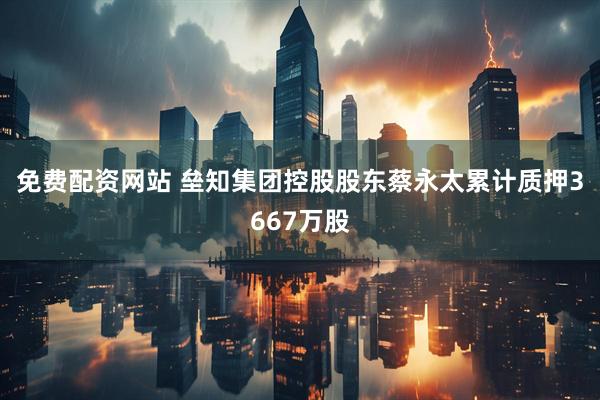 免费配资网站 垒知集团控股股东蔡永太累计质押3667万股